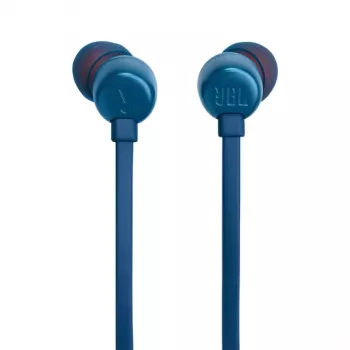 JBL Tune 310C USB ausinės su mikrofonu, laidinės, į ausis įdedamos, skambučiams/muzikai, USB Type-C, mėlynos