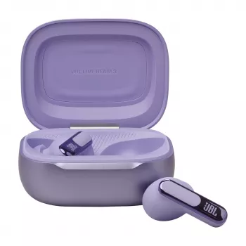 JBL Live Beam 3 Ausinės Belaidės Į ausis įdedamos Skambučiams/Muzikai/Sportui/Kasdienai „Bluetooth“ Violetinė
