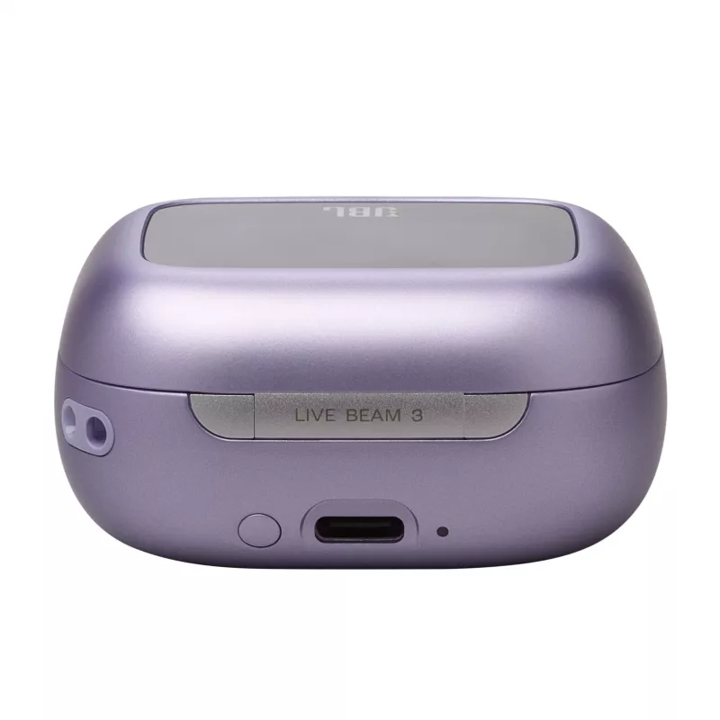 JBL Live Beam 3 Ausinės Belaidės Į ausis įdedamos Skambučiams/Muzikai/Sportui/Kasdienai „Bluetooth“ Violetinė