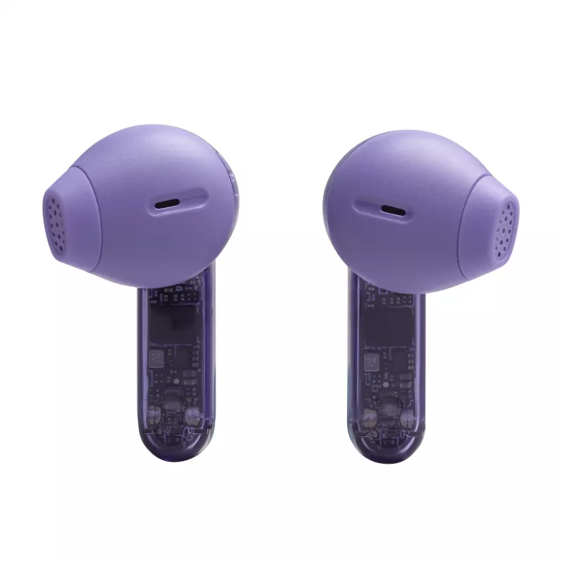 JBL Tune Flex 2 Ghost Edition ausinės True Wireless Stereo (TWS) į ausis dedamos skambučiams / muzikai Bluetooth violetinės