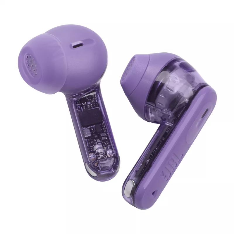 JBL Tune Flex 2 Ghost Edition ausinės True Wireless Stereo (TWS) į ausis dedamos skambučiams / muzikai Bluetooth violetinės