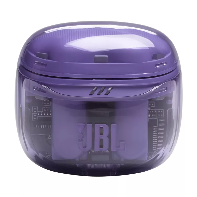 JBL Tune Flex 2 Ghost Edition ausinės True Wireless Stereo (TWS) į ausis dedamos skambučiams / muzikai Bluetooth violetinės