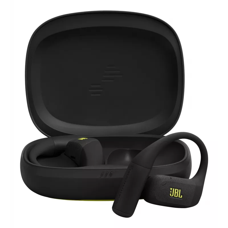 JBL Endurance Zone ausinės belaidės sportinės atviros ausies Bluetooth juoda, žalsva