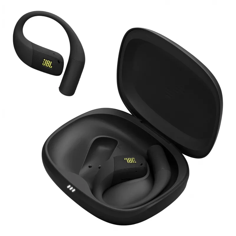 JBL Endurance Zone ausinės belaidės sportinės atviros ausies Bluetooth juoda, žalsva