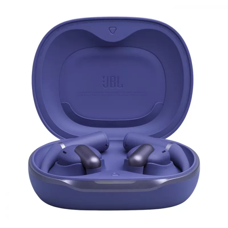 Ausinės JBL Sense Pro TWS ausų kabliukas, Bluetooth, USB-C įkrovimo stovas, 20–40000 Hz, mėlynos, 95,2 g