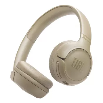 JBL Tune 530BT belaidės ausinės su galvos lankeliu, skirtos skambučiams / muzikai, USB Type-C, Bluetooth, smėlinės