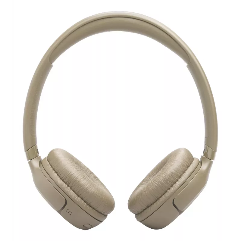 JBL Tune 530BT belaidės ausinės su galvos lankeliu, skirtos skambučiams / muzikai, USB Type-C, Bluetooth, smėlinės