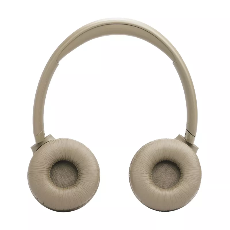JBL Tune 530BT belaidės ausinės su galvos lankeliu, skirtos skambučiams / muzikai, USB Type-C, Bluetooth, smėlinės