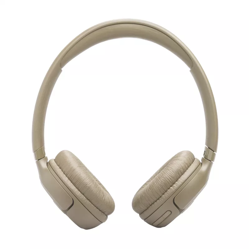 JBL Tune 530BT belaidės ausinės su galvos lankeliu, skirtos skambučiams / muzikai, USB Type-C, Bluetooth, smėlinės