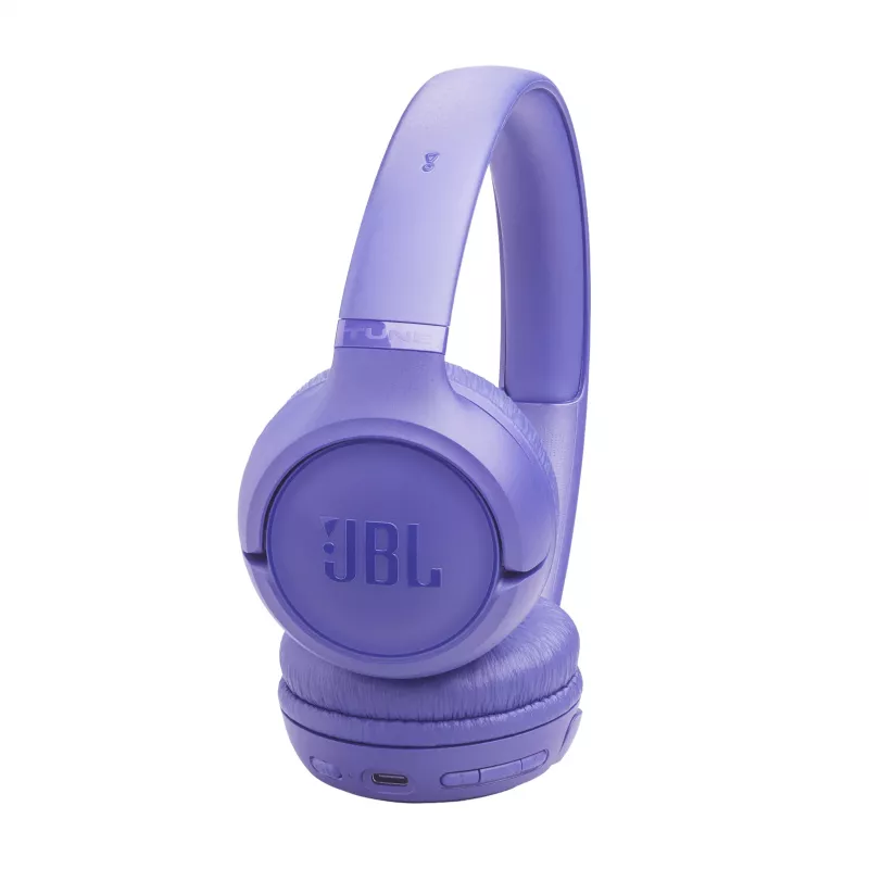 Ausinės JBL Tune 530BT belaidės Bluetooth ant galvos lankeliu, 20–20000 Hz, 151 g, violetinės