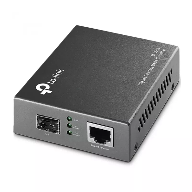 TP-Link Gigabit SFP medijos keitiklis MC220L, 1000 Mbit/s, kelių režimų, vieno režimo
