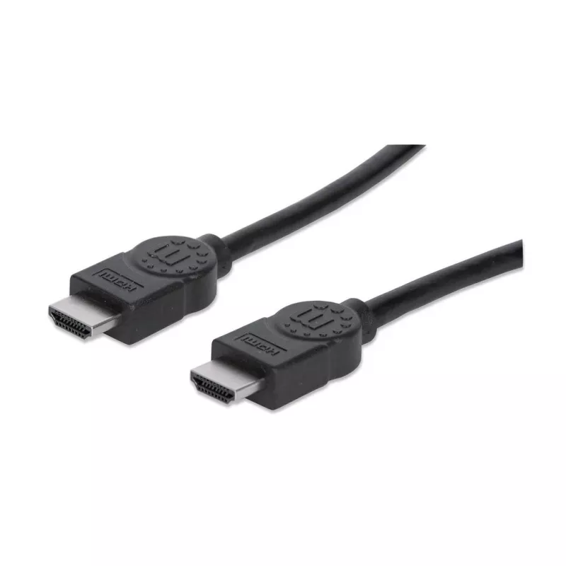 HDMI laidas, vyriškas su vyrišku, Manhattan HDMM15M, 15 m, juodas