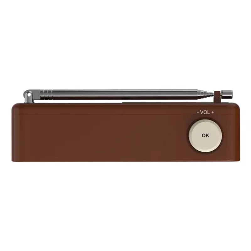 Kenwood CRM25DABT nešiojamas skaitmeninis radijas, Mocha spalvos