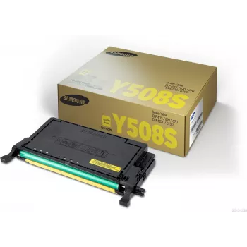 Geltonos spalvos dažų kasetė Samsung CLT-Y5082S — Spalvotas lazerinis, 2000 puslapių, 1 vnt.