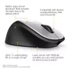 “HP ENVY Rechargeable pelė 500”, abiem rankoms tinkama, lazeris, RF belaidis, 1600 DPI, juoda, pilka