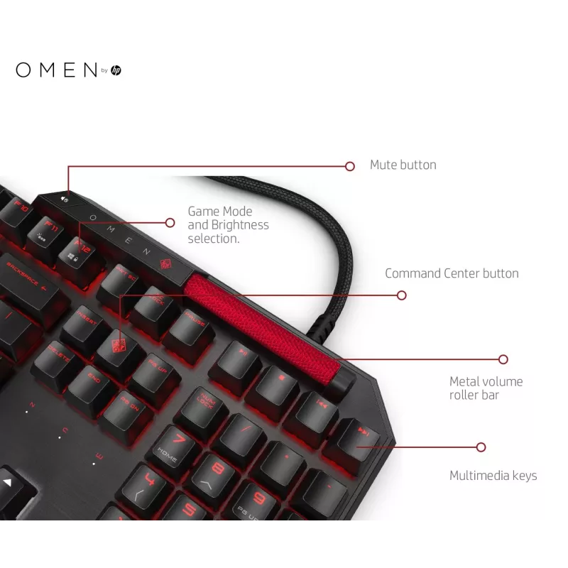 HP OMEN by Sequencer klaviatūra