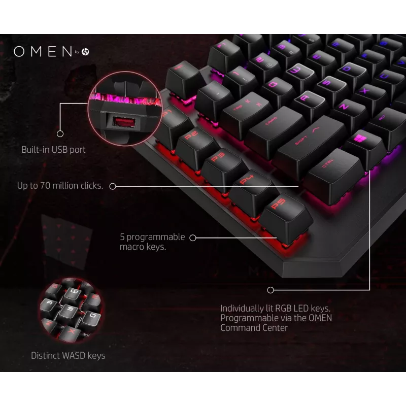 HP OMEN by Sequencer klaviatūra