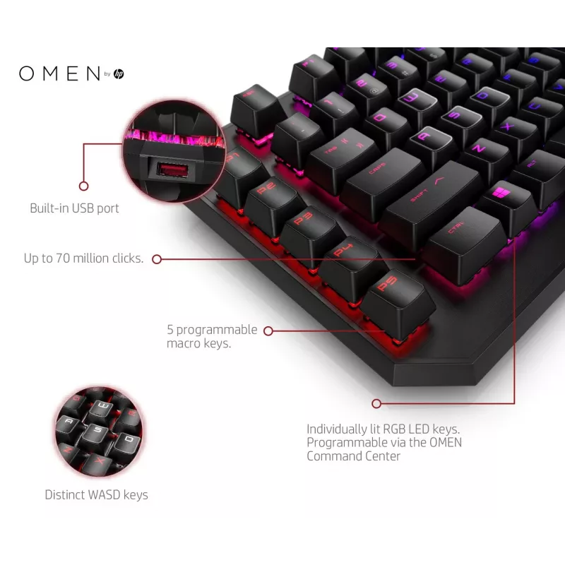 HP OMEN by Sequencer klaviatūra
