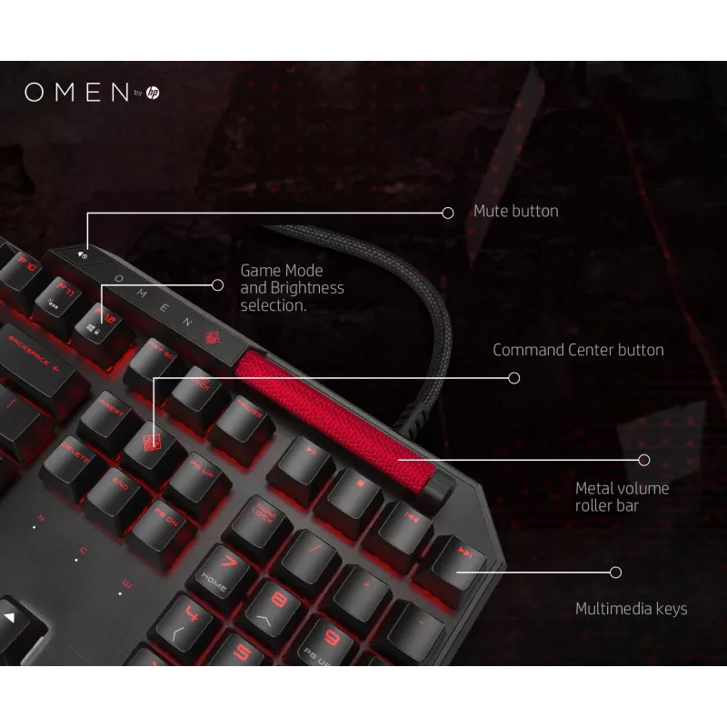HP OMEN by Sequencer klaviatūra