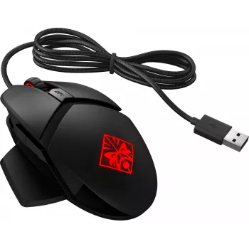 HP OMEN by Reactor pelė, dešiniarankiams, optinė, USB Type-A, 16000 DPI, 0,2 ms, juoda
