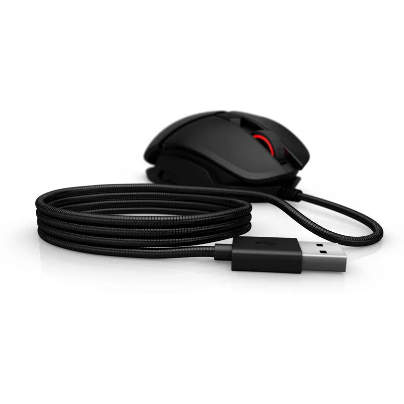 HP OMEN by Reactor pelė, dešiniarankiams, optinė, USB Type-A, 16000 DPI, 0,2 ms, juoda