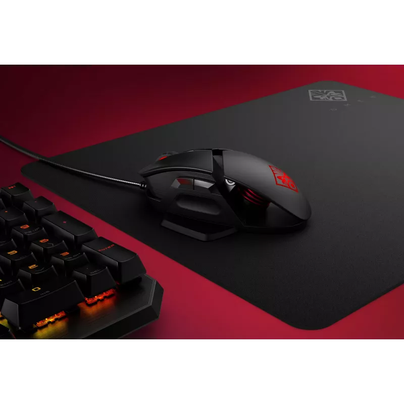 HP OMEN by Reactor pelė, dešiniarankiams, optinė, USB Type-A, 16000 DPI, 0,2 ms, juoda
