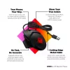HP OMEN by Reactor pelė, dešiniarankiams, optinė, USB Type-A, 16000 DPI, 0,2 ms, juoda