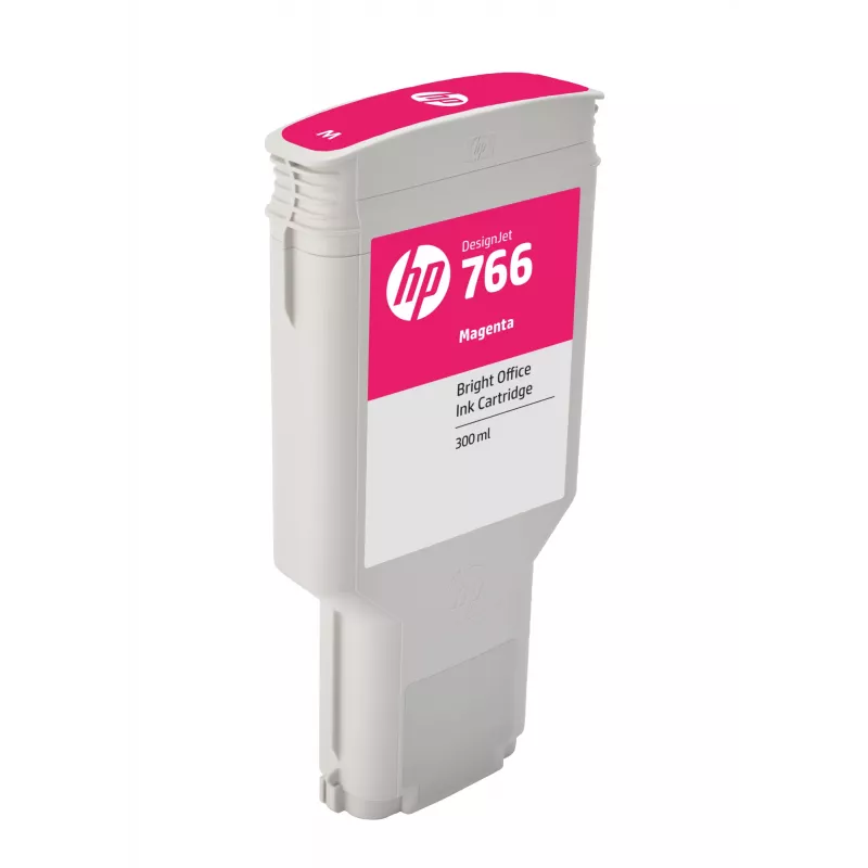 HP 766 300 ml geltona DesignJet rašalo kasetė