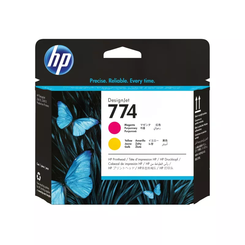 HP 774 Magenta/Geltona DesignJet spausdinimo galvutė