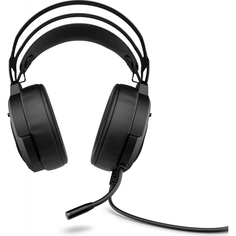 HP Pavilion Gaming Headset 600, laidinis, žaidimams, 360 g, ausinės, juoda, žalia