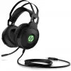 HP Pavilion Gaming Headset 600, laidinis, žaidimams, 360 g, ausinės, juoda, žalia