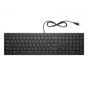 HP Pavilion laidinė klaviatūra 300, pilno dydžio (100%), laidinė, USB, mechaninė, juoda