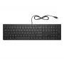 HP Pavilion laidinė klaviatūra 300, pilno dydžio (100%), laidinė, USB, mechaninė, juoda