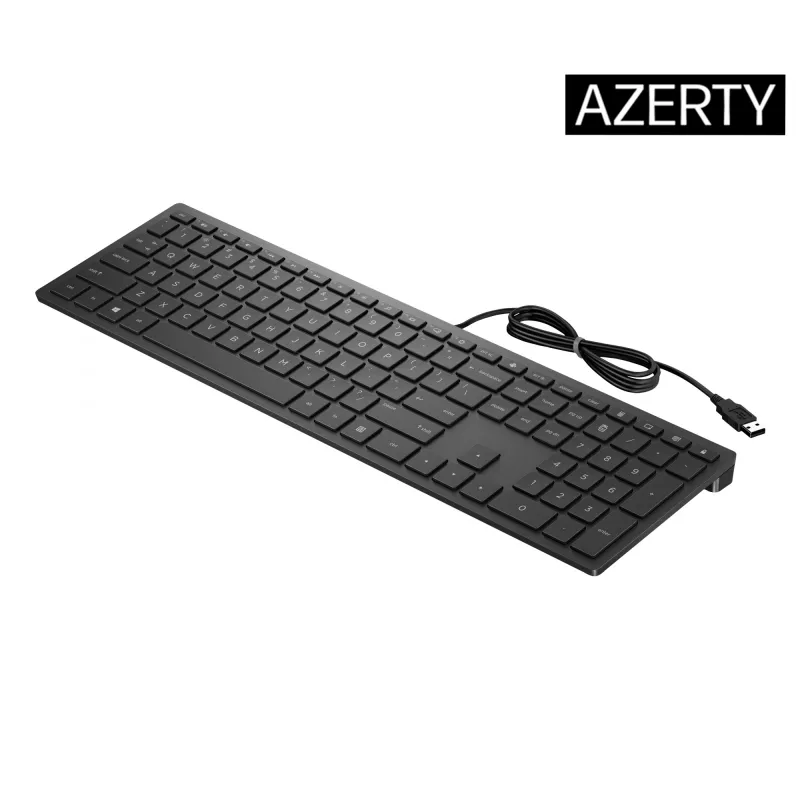 HP Pavilion laidinė klaviatūra 300, pilno dydžio (100%), laidinė, USB, mechaninė, juoda