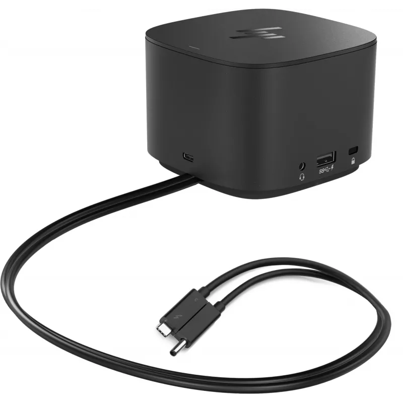 HP Thunderbolt Dock G2 su kombinuotuoju kabeliu, laidinis, Thunderbolt, juoda, Kensington, Kinija, HP