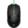 HP Pavilion Gaming pelė 300, abiem rankoms tinkama, optinė, USB Type-A, 5000 DPI, juoda, žalia