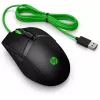 HP Pavilion Gaming pelė 300, abiem rankoms tinkama, optinė, USB Type-A, 5000 DPI, juoda, žalia