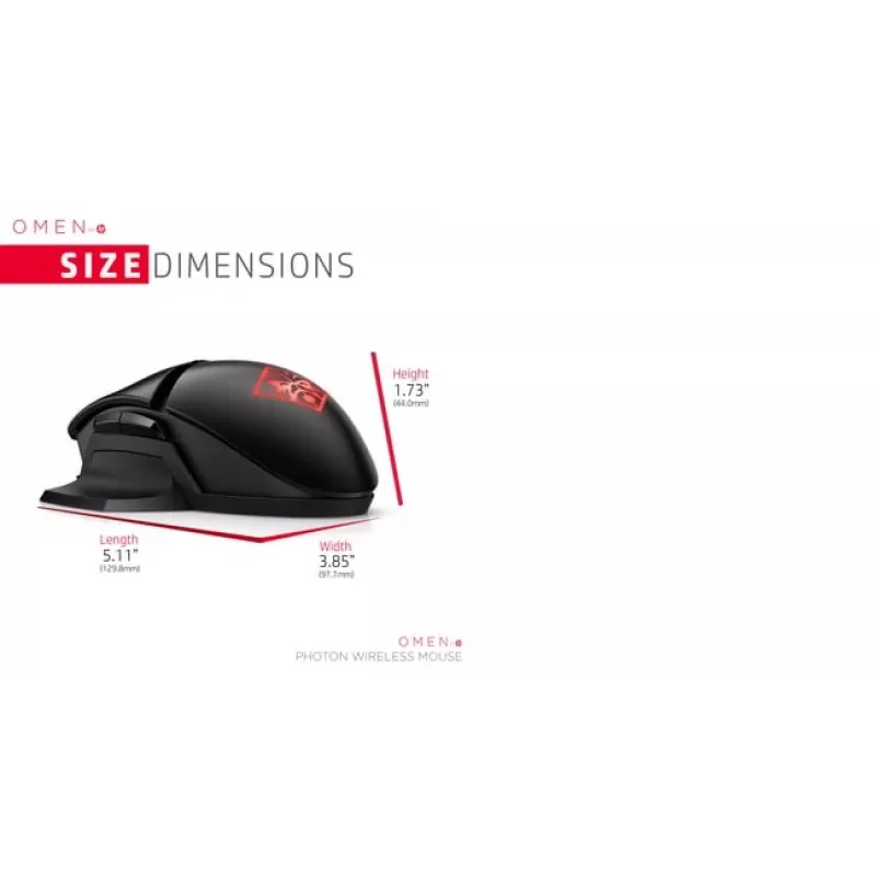 Pelė HP OMEN by Photon Wireless Bluetooth USB Type-A