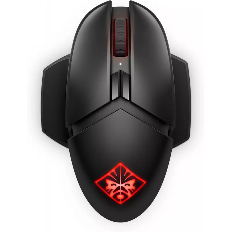 HP OMEN by Photon belaidė pelė, abiem rankoms tinkama, Bluetooth + USB Type-A, juoda