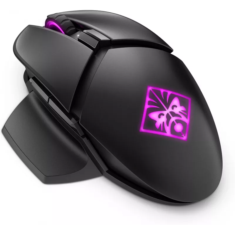HP OMEN by Photon belaidė pelė, abiem rankoms tinkama, Bluetooth + USB Type-A, juoda
