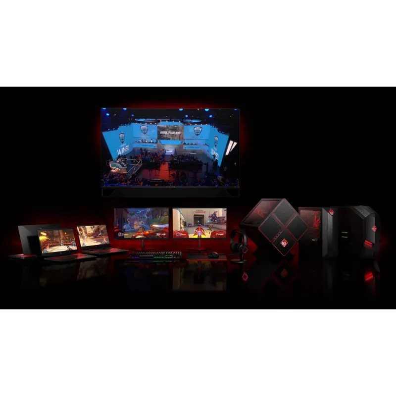 HP OMEN by Photon belaidė pelė, abiem rankoms tinkama, Bluetooth + USB Type-A, juoda