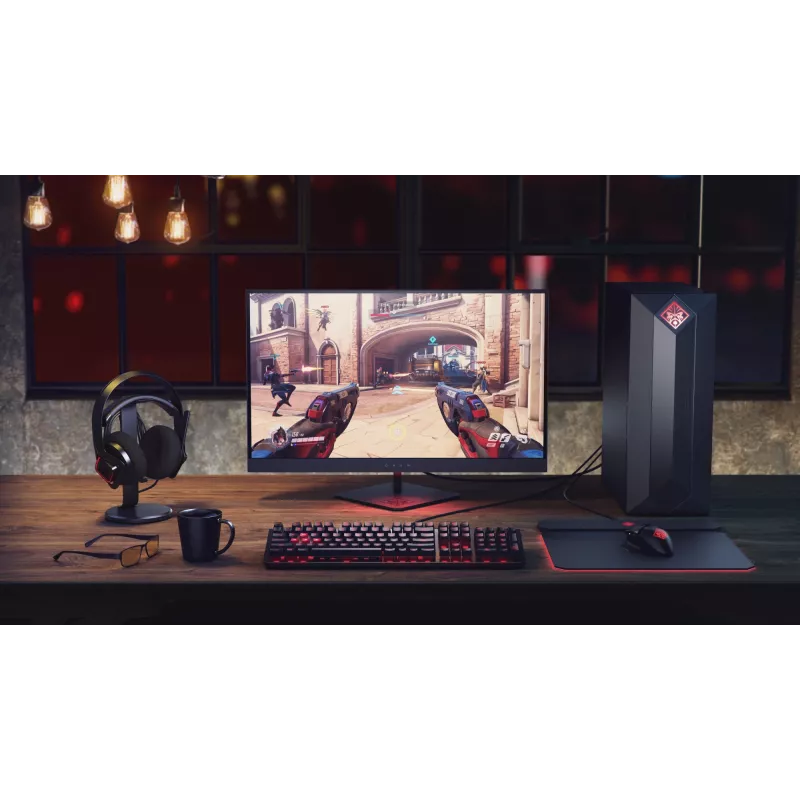 HP OMEN by Photon belaidė pelė, abiem rankoms tinkama, Bluetooth + USB Type-A, juoda