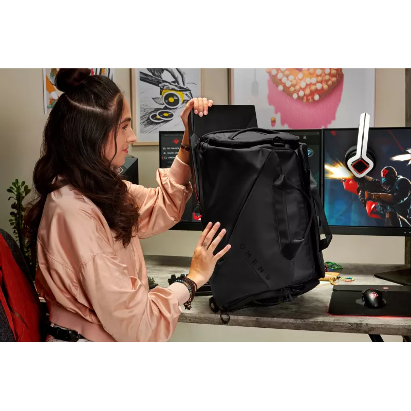 HP OMEN X 27 kompiuterio monitorius 68,6 cm (27 col.) 2560 x 1440 pikseliai Quad HD Juoda (atnaujinta prekė)