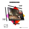 HP OMEN X 27 kompiuterio monitorius 68,6 cm (27 col.) 2560 x 1440 pikseliai Quad HD Juoda (atnaujinta prekė)