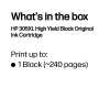 HP 305XL didelio našumo juodas Originalius rašalo kasetė