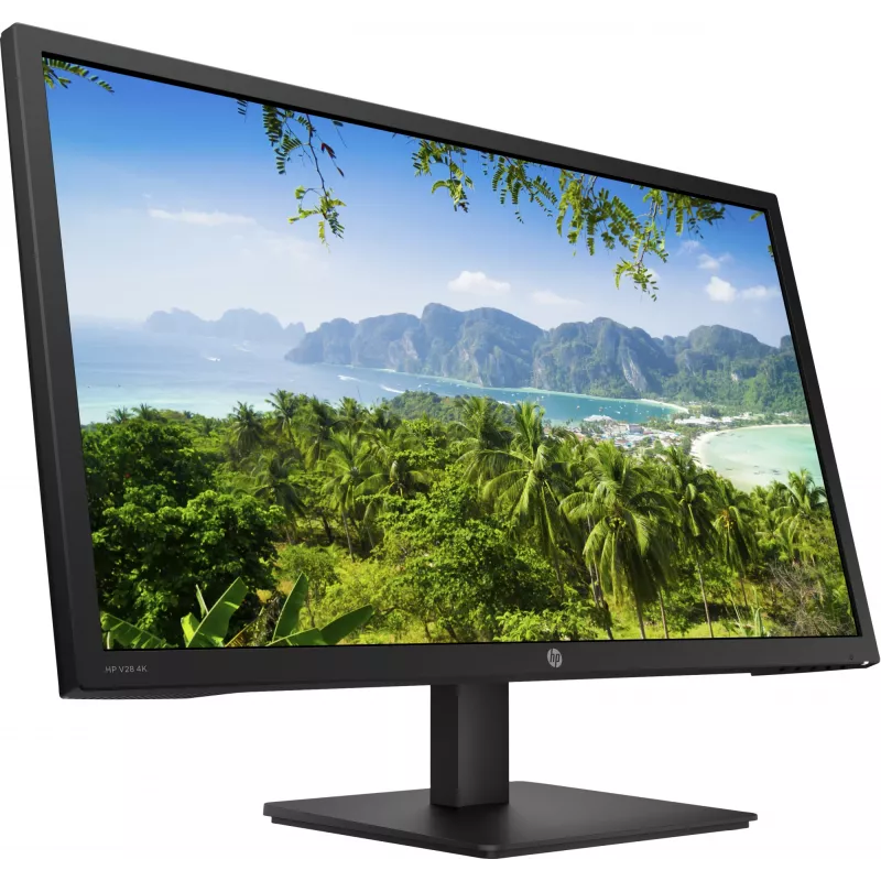 HP V28 kompiuterio monitorius 71,1 cm (28 col.) 3840 x 2160 pikselių 4K Ultra HD LED juodas