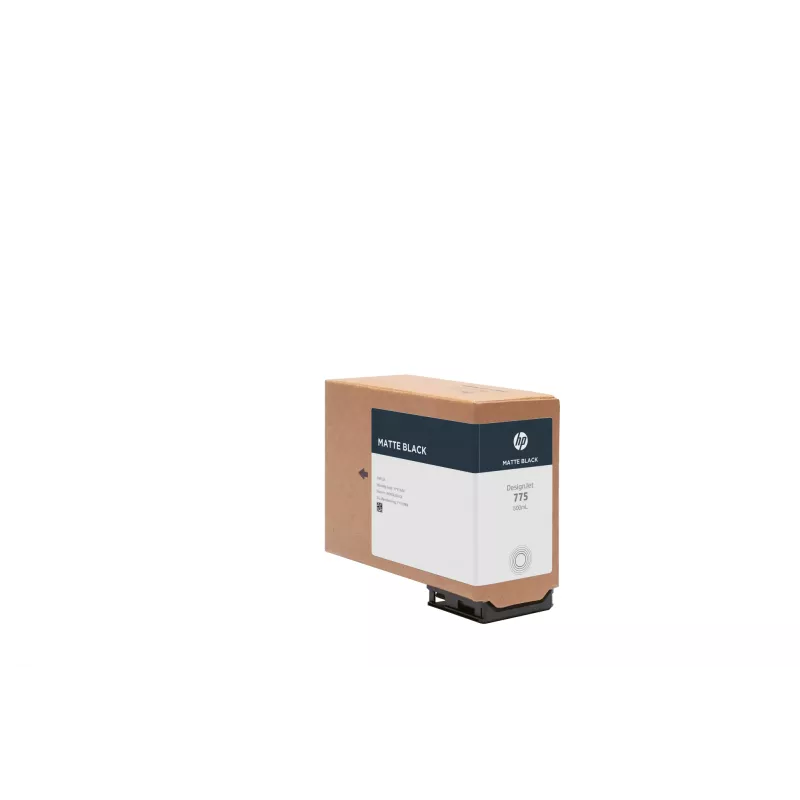 HP 775 500 ml matinės juodos spalvos rašalo kasetė
