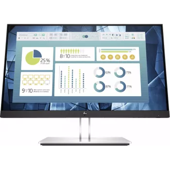 HP E-Series E22 G4 kompiuterio monitorius 54,6 cm (21,5 colio) 1920 x 1080 pikselių Full HD LCD juodas, sidabrinis