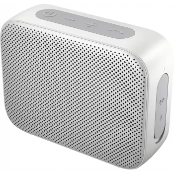 HP Sidabrinė Bluetooth Speaker 350, belaidis, balta, universali, integruota baterija, 180 g, 78,5 mm