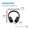 HP Bluetooth Headset 500, belaidis, 220 g, ausinės, juoda